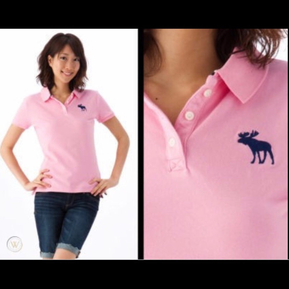 Nwt Abercrombie & Fitch Polo shirt small red - Picture 11 of 16